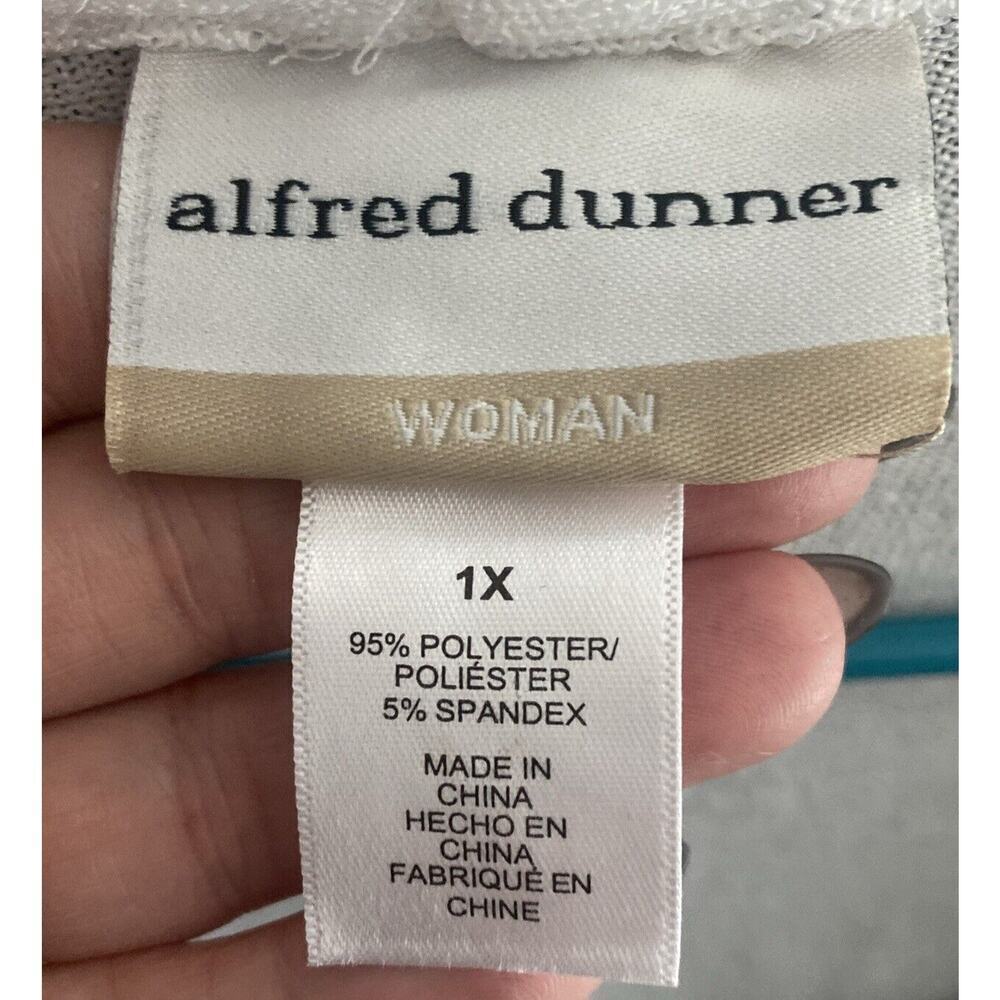 Alfred Dunner Top 1X Tank And Sweater With Detachable Jewelry NWT - Picture 2 of 6